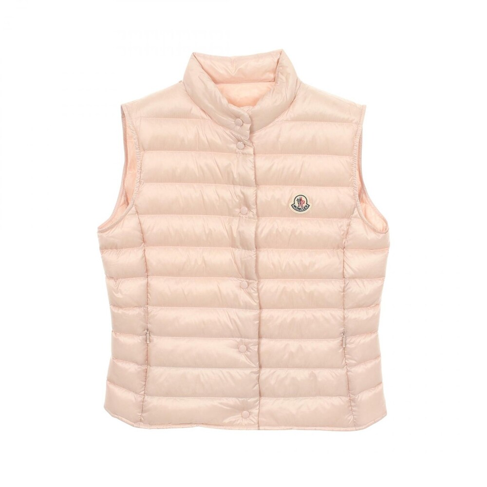 Moncler Liane Down Vest Nylon Pink Used #340282M58B